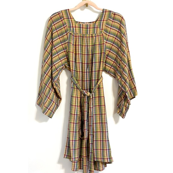 DÔEN Mini Plaid Calder Dress - Picture 6 of 7